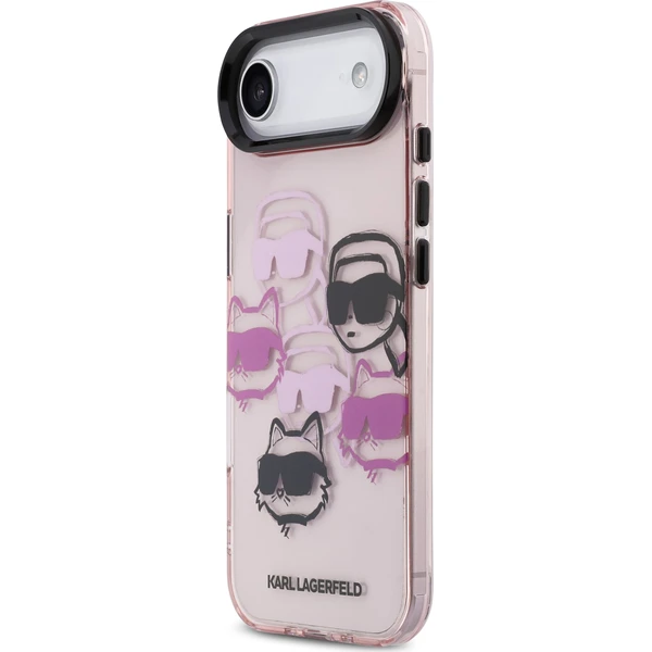 Karl Lagerfeld IML Multi K&CH Heads Zadní Kryt pro iPhone Air růžový - Pouzdra - Obrázek ff5837386ed748648746041a7074a55e