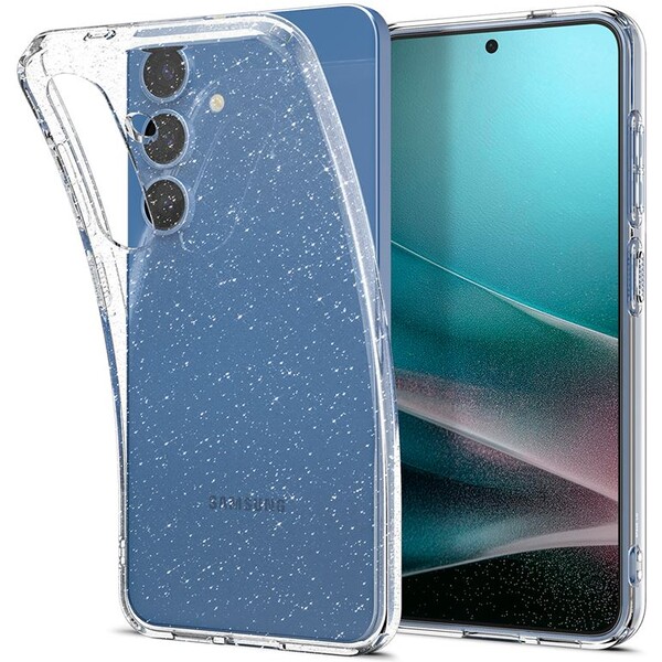 Spigen Liquid Crystal Glitter kryt Samsung Galaxy S25 třpytivý