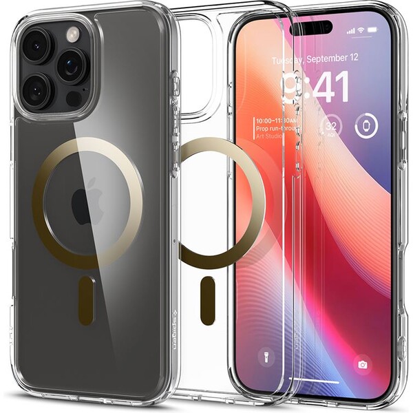 Spigen Ultra Hybrid MagSafe kryt iPhone 16 Pro Max gold