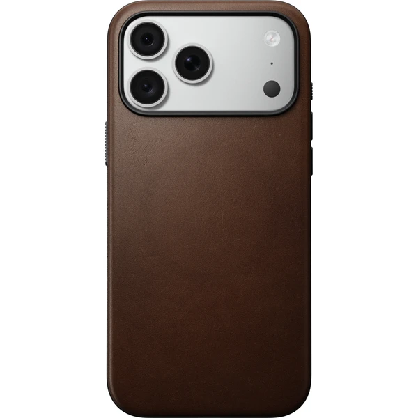 Nomad Modern Leather MagSafe kožený kryt iPhone 17 Pro Max/18 Pro Max Brown - Pouzdra - Obrázek ff84de6ab9104e6d8d999465daa527a1