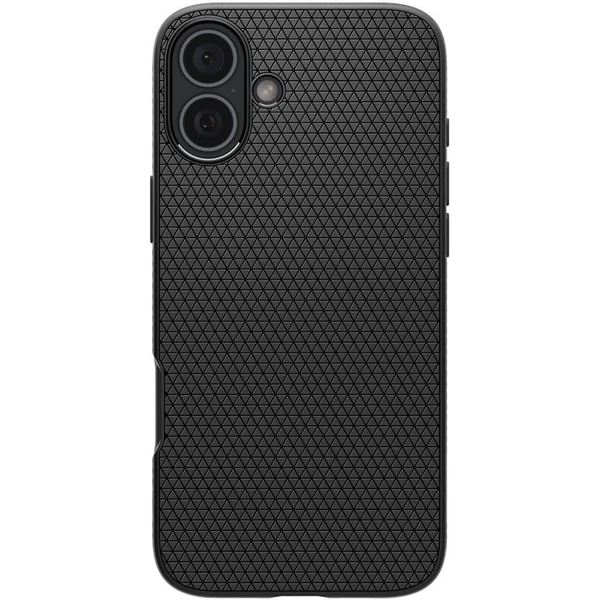 Spigen Liquid Air kryt iPhone 16 matte black - Pouzdra - Obrázek ffc2e0d496044f6093dc98453bcb5d23