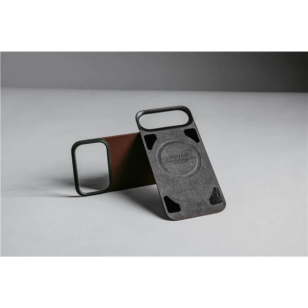 Nomad Magnetic Leather Back (Horween) Magsafe kožený kryt iPhone 17 Pro Black - Pouzdra - Obrázek fff53033109d496b8fd1d5a34b5a17d0